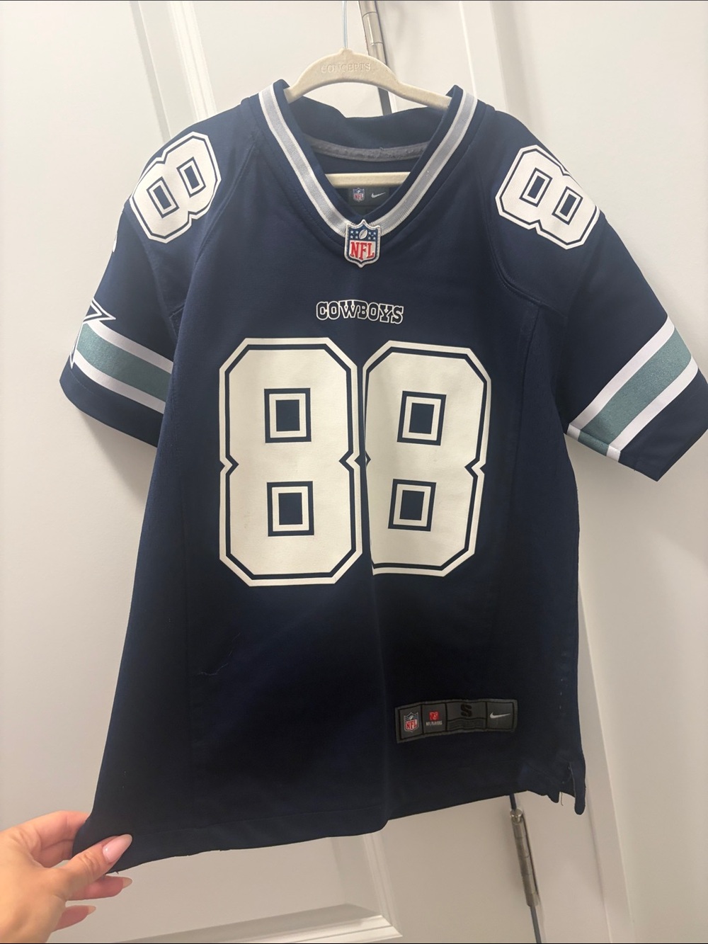 Nike Kids Navy & White Cowboys #88 Football Jersey